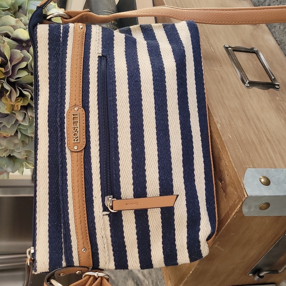 Rosetti Nautical Striped Crossbody Bag